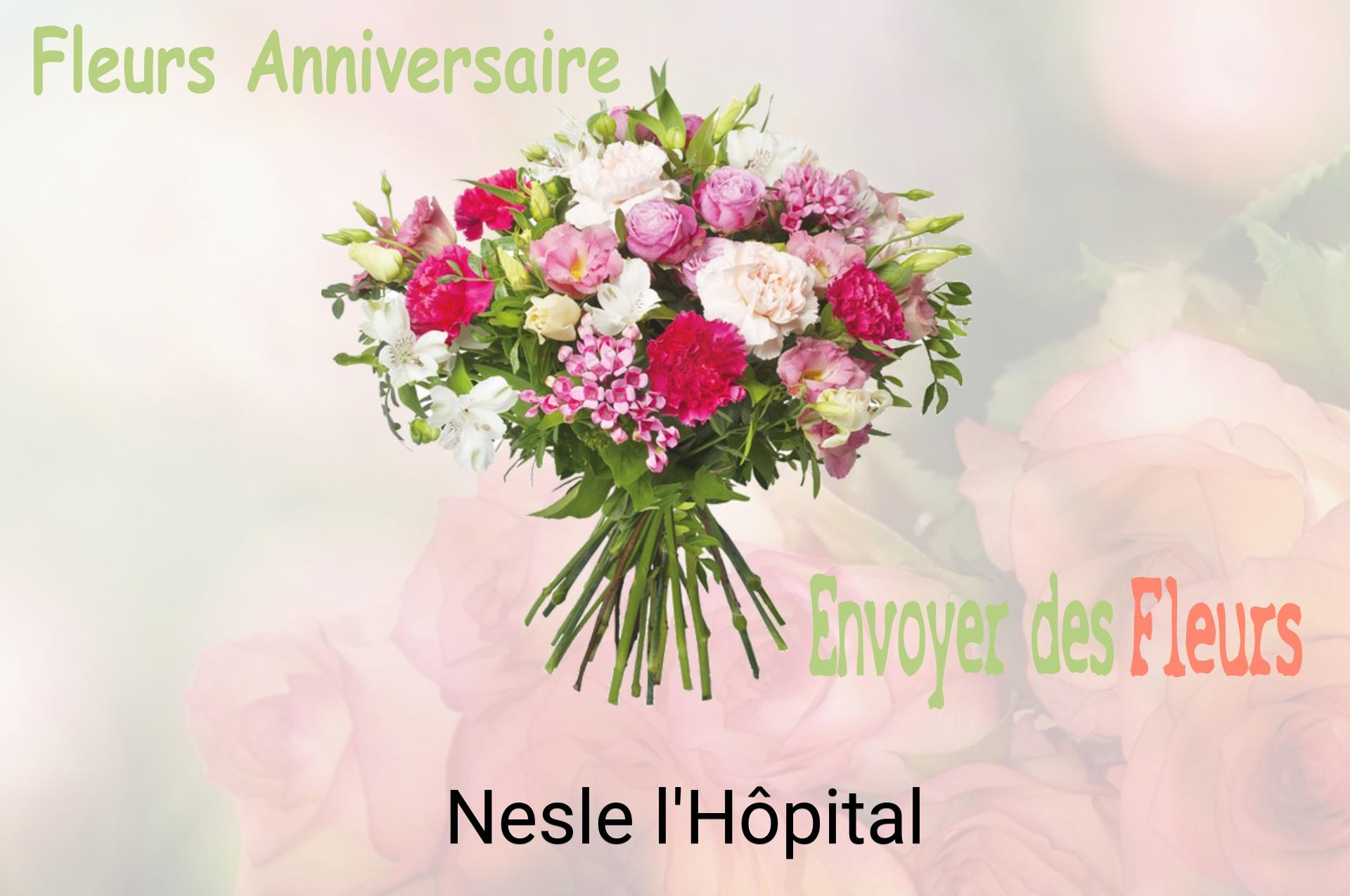 Bouquet de fleurs d’anniversaire livré à Nesle-l'Hôpital