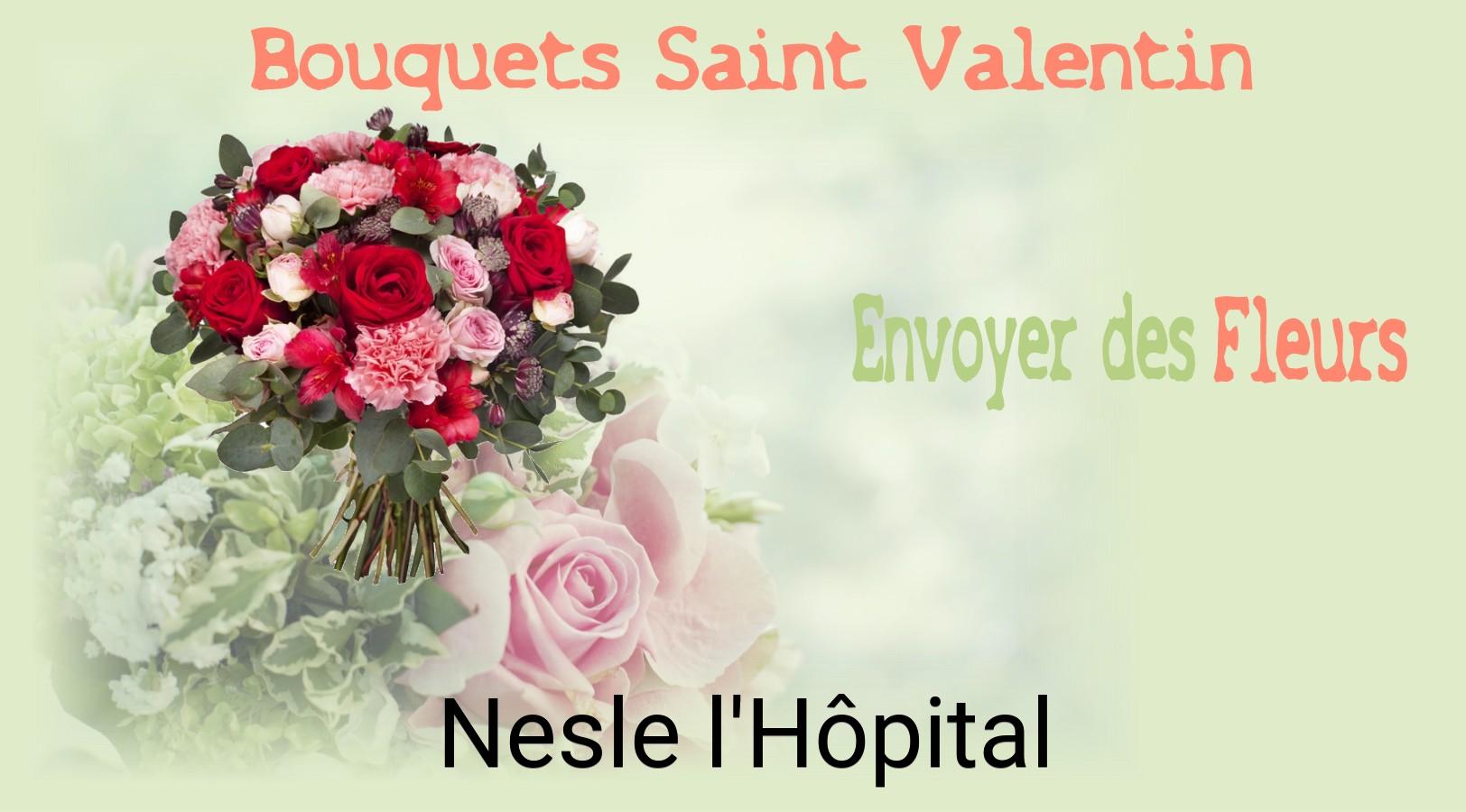 Roses de Saint-Valentin livrées à Nesle-l'Hôpital